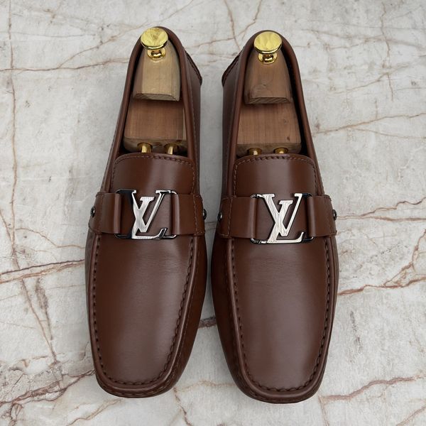 Monte Carlo Moccasins Brown Leather