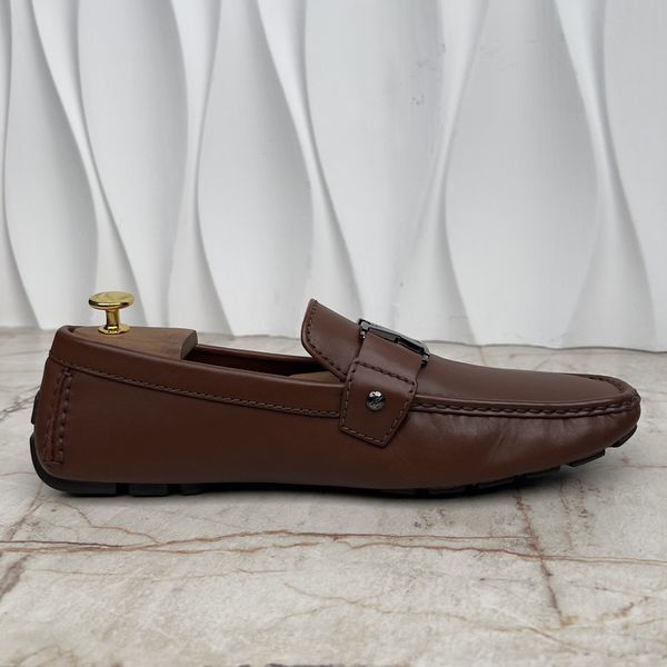 Monte Carlo Moccasins Brown Leather
