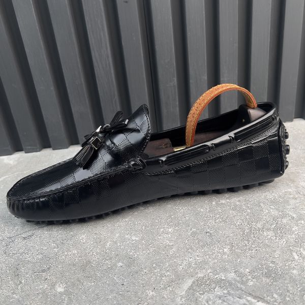 Arizona LV Moccasins Damier Infini Black Leather