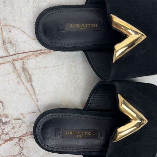 Horizon Sandal Flat Black Suede