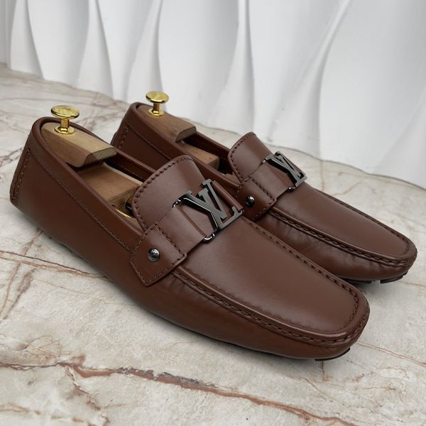 Monte Carlo Moccasins Brown Leather