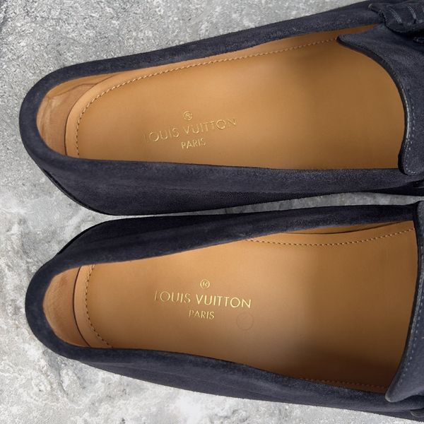Monteigne Loafers Blue Suede