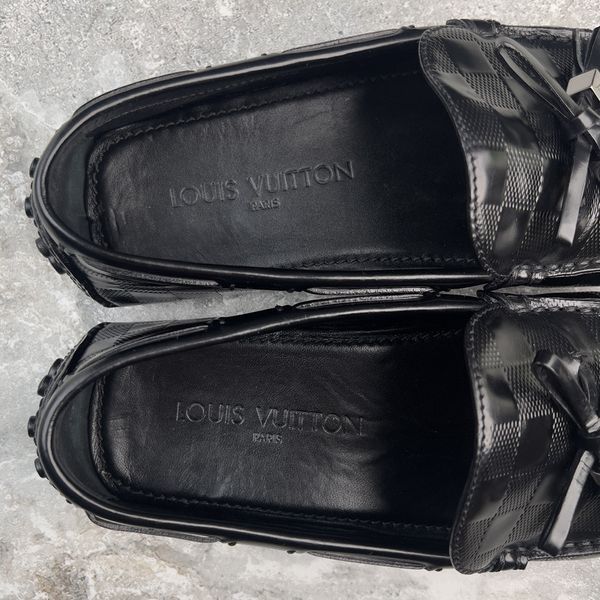 Arizona LV Moccasins Damier Infini Black Leather