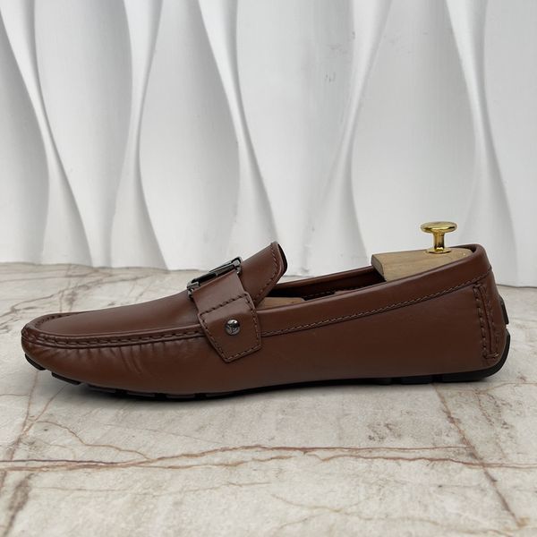 Monte Carlo Moccasins Brown Leather