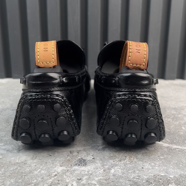 Arizona LV Moccasins Damier Infini Black Leather