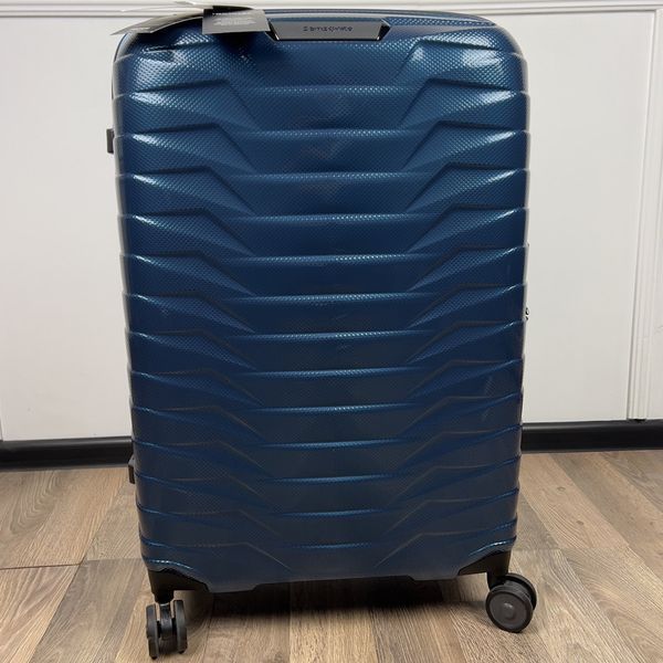 Валіза Proxis синя Petrol Blue поліпропілен Roxkin S10 фото