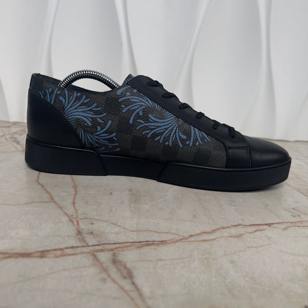 Match Up Kim Jones Damier кросівки чорні з канви 3775 фото