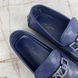 Louis Vuitton Hockenheim Damier Infini мокасини сині шкіряні 3878 фото 9