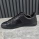 Vimtage Ace Web Sneakers GG Imprim&eacute; Signature Black Leather