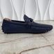 Louis Vuitton Hockenheim Damier Infini мокасини сині шкіряні 3878 фото 8