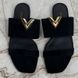 Horizon Sandal Flat Black Suede