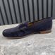 Monteigne Loafers Blue Suede