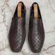 Infini Damier лофери коричневі шкіряні 3345 фото 8