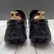 Damier Infini Tasseled Moccasin Brown Leather