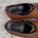 Dress Shoes Derby Cap Toe Brown Patina Taiga Leather