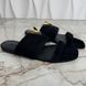 Horizon Sandal Flat Black Suede