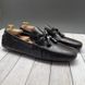 Damier Infini Tasseled Moccasin Brown Leather
