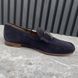Monteigne Loafers Blue Suede