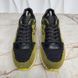 Run Away Damier Sneakers Black Yellow Mesh