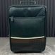 Suitcase Wheeled Carry-On Green Saffiano Leather 25"
