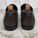 Infini Damier лофери коричневі шкіряні 3345 фото 3