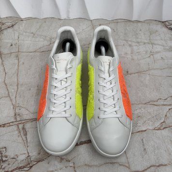 Luxembourg Sneakers Varsity Chenille White Leather