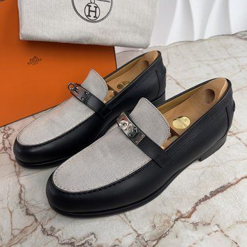 Destin Kelly Buckle H Canvas лофери чорні шкіряні 3902 фото