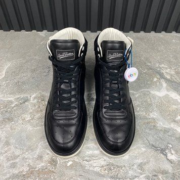 Rivoli High Top Sneakers Black Leather
