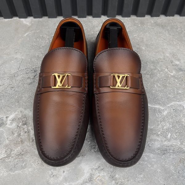 Hockenheim Moccasins Brown Patina Leather