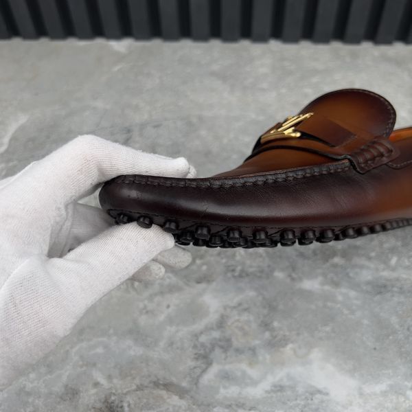 Hockenheim Moccasins Brown Patina Leather