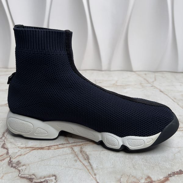 Fusion Knit Sock кросівки сині трикотажні 2618 фото