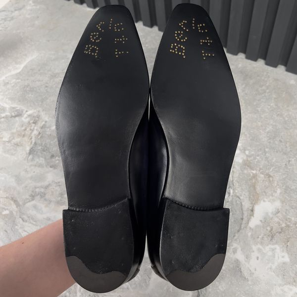 Dress Shoes Loafers Tasseled Purple Leather
