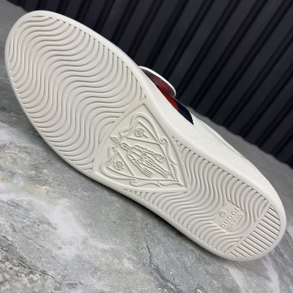 Ace Web UFO Dragon Sneaker Patch White Leather