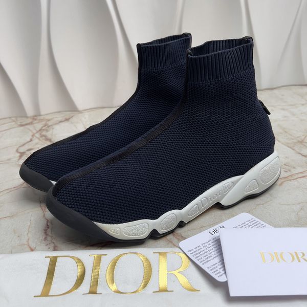 Fusion Knit Sock кросівки сині трикотажні 2618 фото