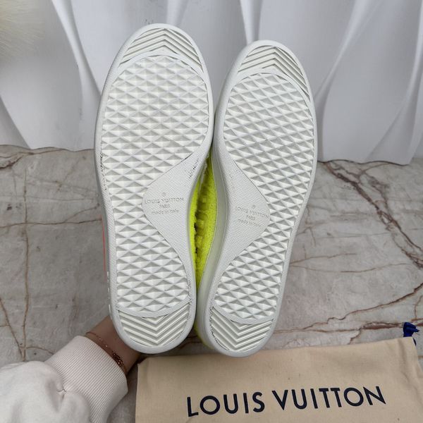 Luxembourg Sneakers Varsity Chenille White Leather