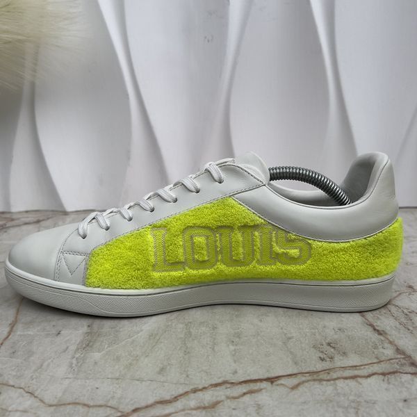 Luxembourg Sneakers Varsity Chenille White Leather