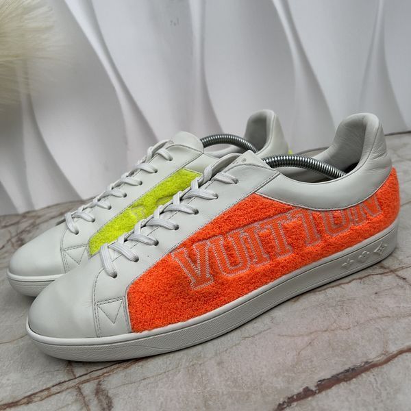 Luxembourg Sneakers Varsity Chenille White Leather