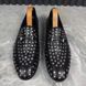 Horsebit Jordaan Rivets Loafer Black Leather