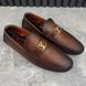 Hockenheim Moccasins Brown Patina Leather