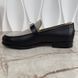 Destin Kelly Buckle H Canvas Loafers Black Сalfskin