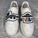 Ace Web UFO Dragon Sneaker Patch White Leather