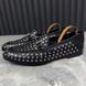 Horsebit Jordaan Rivets Loafer Black Leather
