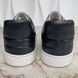 Frontrow Low Top Sneakers Dark Gray Silver Leather