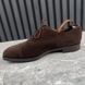 Asquith Dress Shoes Oxford Brogue Cap Toe Medalion Perforated Brown Suede