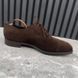 Asquith Dress Shoes Oxford Brogue Cap Toe Medalion Perforated Brown Suede