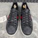 Gucci Ace Monogram Gray Leather Sneakers