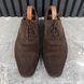 Asquith Dress Shoes Oxford Brogue Cap Toe Medalion Perforated Brown Suede