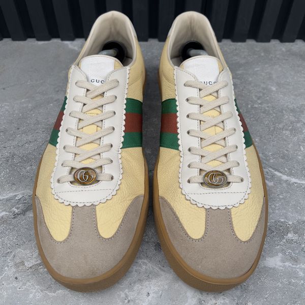 G74 Web Sneakers Yellow Leather