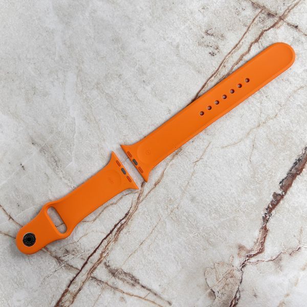 Apple Silicone Orange Ремінець для годнника 44 ММ 029 фото