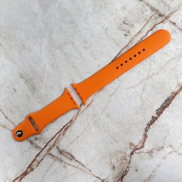 Apple Silicone Orange Ремінець для годнника 44 ММ 029 фото